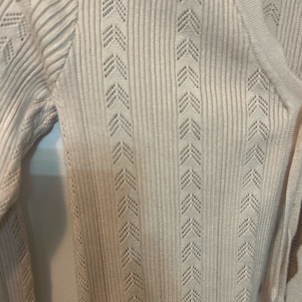 Pink Rose Light Beige Knit Crop Top - Picture 4 of 5
